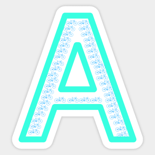 Letter A Sticker